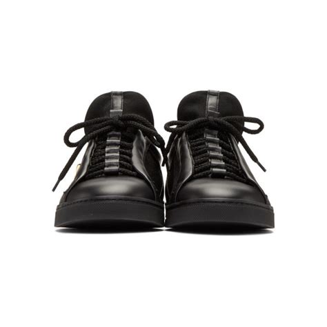 fendi black bag bug sneakers|Fendi peekaboo snakeskin.